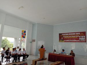 Rutin Adakan Pelatihan Menenun Tapis Bagi Narapidana, Lapas Gunung Sugih diapresiasi Ditjen Pemasyarakatan