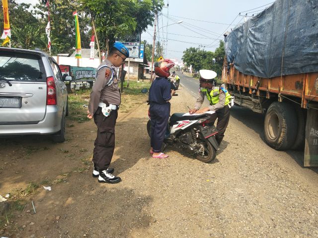 Operasi Patuh Krakatau 2019, Polres Tanggamus Tindak Lima Ratus Pelanggar Lalulintas