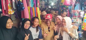 Tingkatkan Perekonomian masyarakat, Bupati Lamteng Resmikan Pasar Rakyat di Kampung Rukti Harjo
