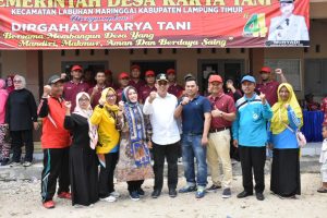 Hadiri HUT Desa Karya Tani, Zaiful Bokhari Sampaikan Program Gratis Untuk Masyarakat