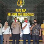 Pengurus Pejuang Bravo Lima Audiensi dengan Kapolres Waykanan