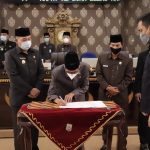 DPRD Way Kanan Gelar Paripurna Persetujuan Bersama DPRD dan Kepala Daerah atas Raperda APBD dan Propemperda Tahun 2021