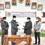Bupati Lamteng Hadiri Raperda RPJMD Tahun 2021-2026