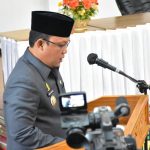 Wabup Lamteng Hadiri Paripurna Penyampaian Pengantar Nota Keuangan Perubahan APBD Tahun 2021