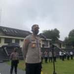 Pimpin Apel Pagi, Kapolres Sampaikan Capaian Vaksinasi di Way Kanan