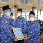 Bupati Way Kanan Hadiri Acara Penyerahan SK CPNS Tahun 2021 dan PPPK Tahap I dan II