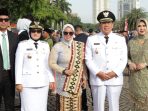 Pelantikan Serentak, Bupati Wabup Lamtim Siap Majukan Bumei Tuwah Bepadan