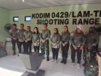 Bupati Ela Siti Nuryamah Hadiri peresmian Lapangan Tembak Di Kodim 0429 Lampung Timur