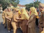 Usai Apel, Bupati Ela dan Wabup Azwar Halal Bihalal Bersama ASN Pemkab Lampung Timur