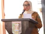 Bupati Lampung Timur Ela Siti Nuryamah Berikan Sambutan di Acara Musrenbang Kecamatan Sekampung Udik