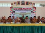 Bupati Lamtim Memberikan Sambutan Sekaligus Membuka Acara Musrenbang Tingkat Kecamatan